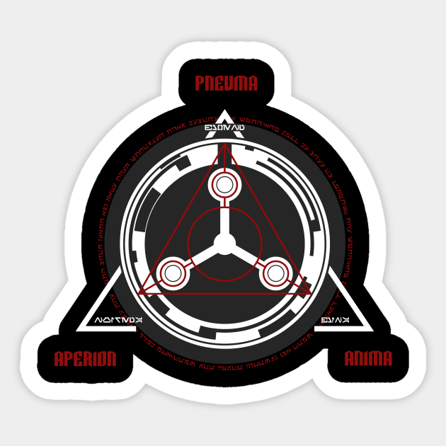 Midichlorians Symbol Dark Sticker by LexDomo